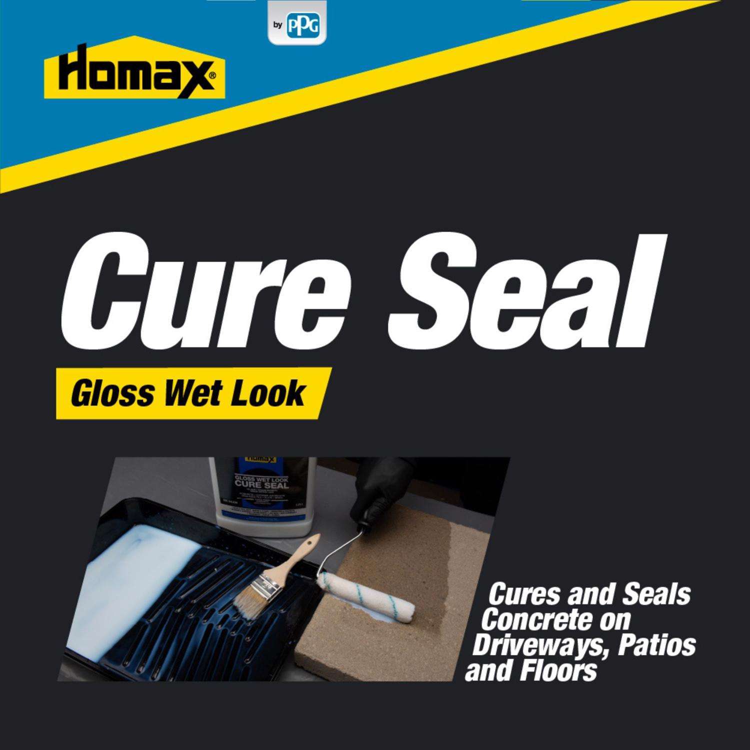 HOMAX CURE SEAL GLOSS CLEAR WATER BASED SEALER 1 GAL - The Shoppes at  Steve's Ace Home & Garden