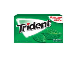 Trident Sugar Free Spearmint Chewing Gum 14 pk 1.168 oz