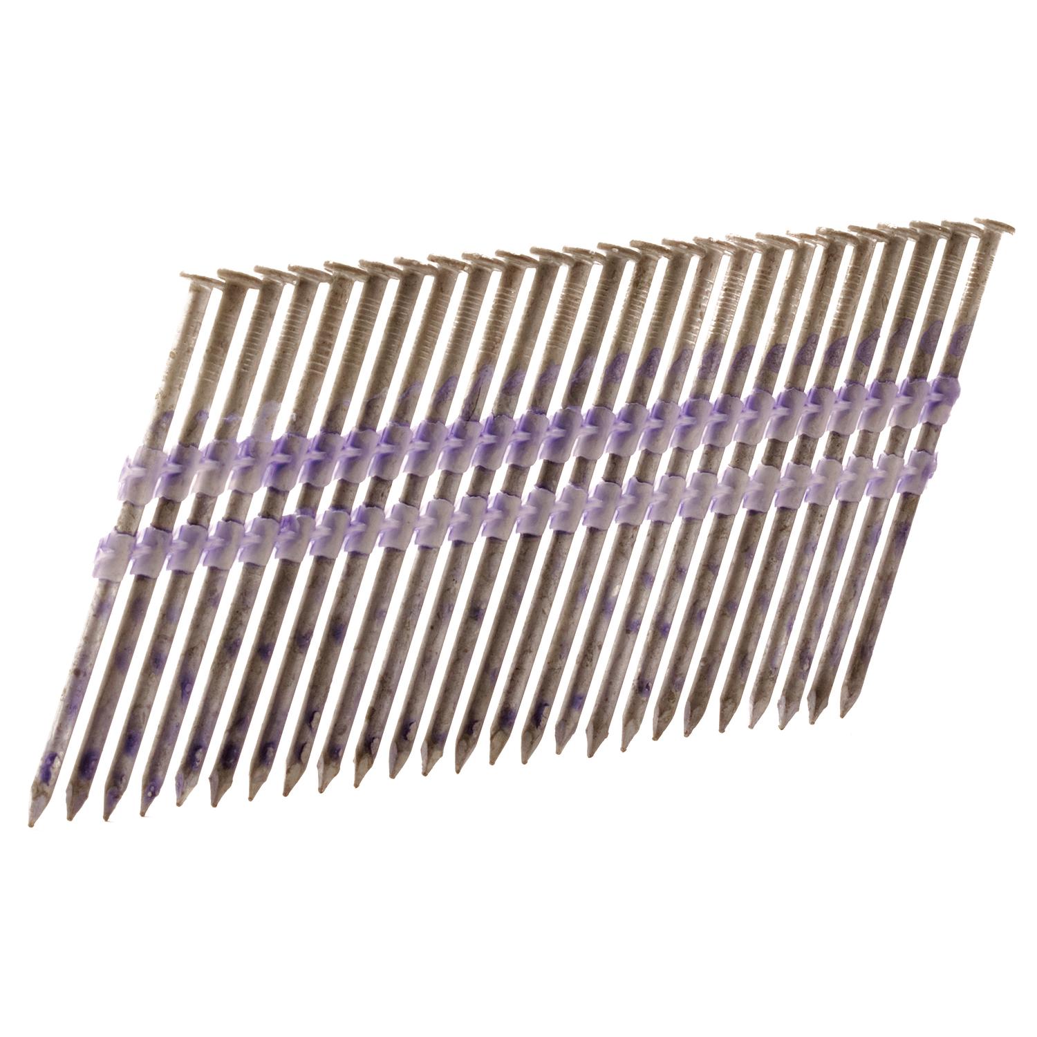 Metabo HPT 3-1/4 in. Plastic Strip Hot-Dip Galvanized Framing Nails 21 deg 1000 pk