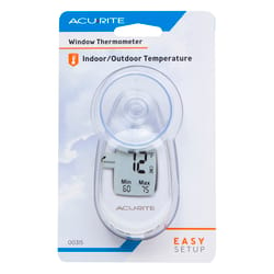 AcuRite Digital Thermometer Plastic White