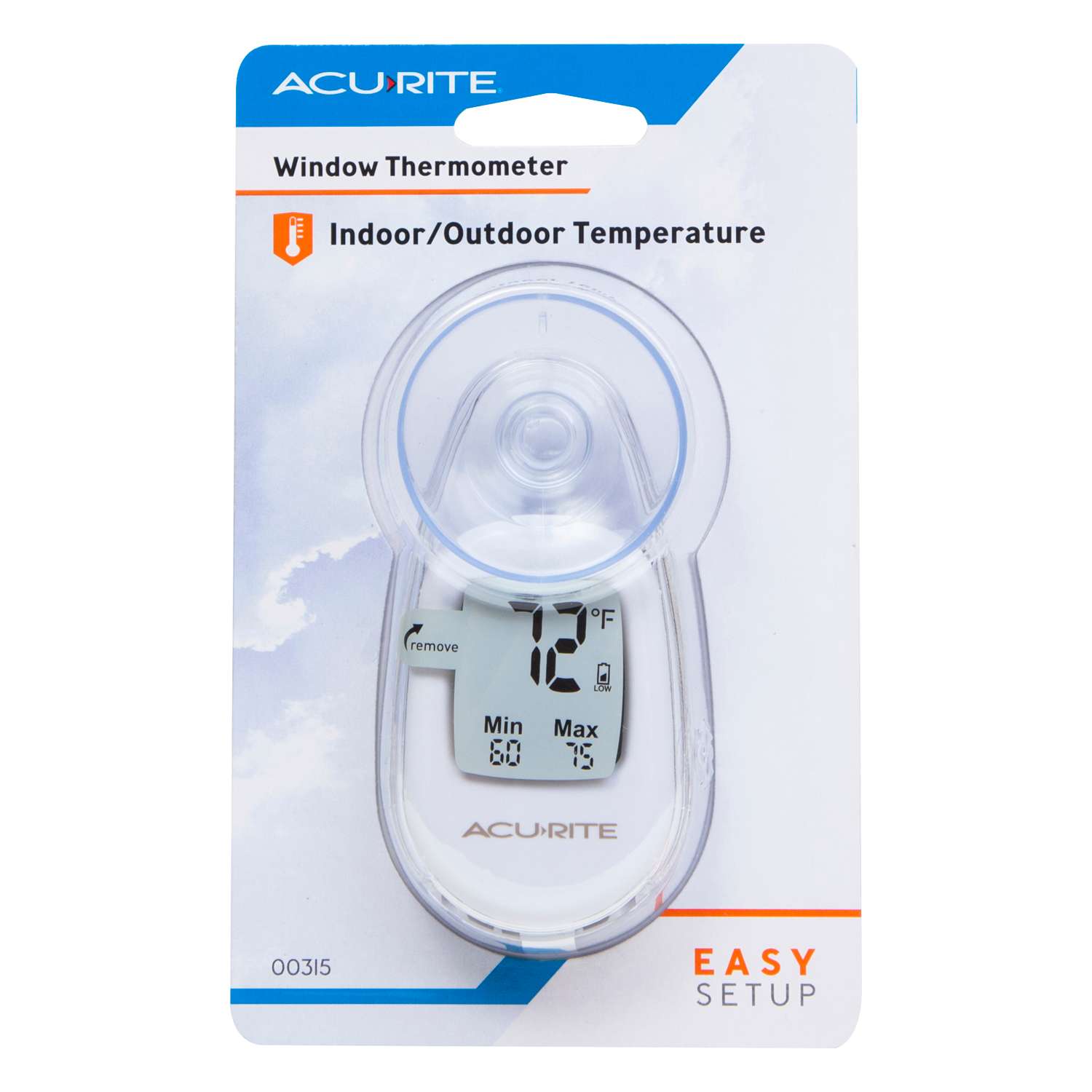 AcuRite Digital Wired Outdoor Black Thermometer in the Thermometer