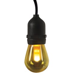 Feit LED Flame Bulb String Lights Amber 12 ft. 6 lights