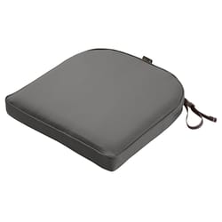 Classic Accessories Montlake Charcoal Gray Polyester Seat Cushion 2 in. H X 20 in. W X 20 in. L