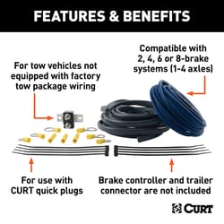 CURT Male Brake Control Wiring Kit