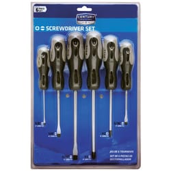 Century Drill & Tool Assorted 6 in. X 5 in. L Screwdriving Set Chrome Vanadium Steel 6 pc