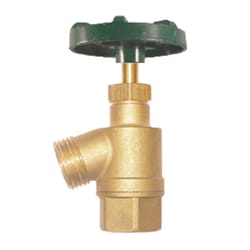 Champion Plumbing 1 in. FIP X 3/4 in. Garden Hose Thread Brass Garden Valve