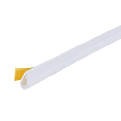 M-D BUILDING PRODUCTS White Silicone Weatherstrip For Doors 240 in. L X 0.25 in.