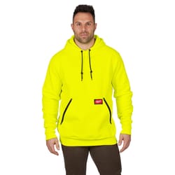 Milwaukee M Long Sleeve Unisex Hoodie Hi-Viz Yellow