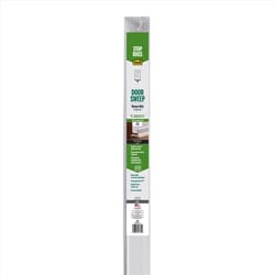 M-D BUILDING PRODUCTS DENY White Aluminum/Vinyl Sweep For Doors 36 in. L X 2.13 in.