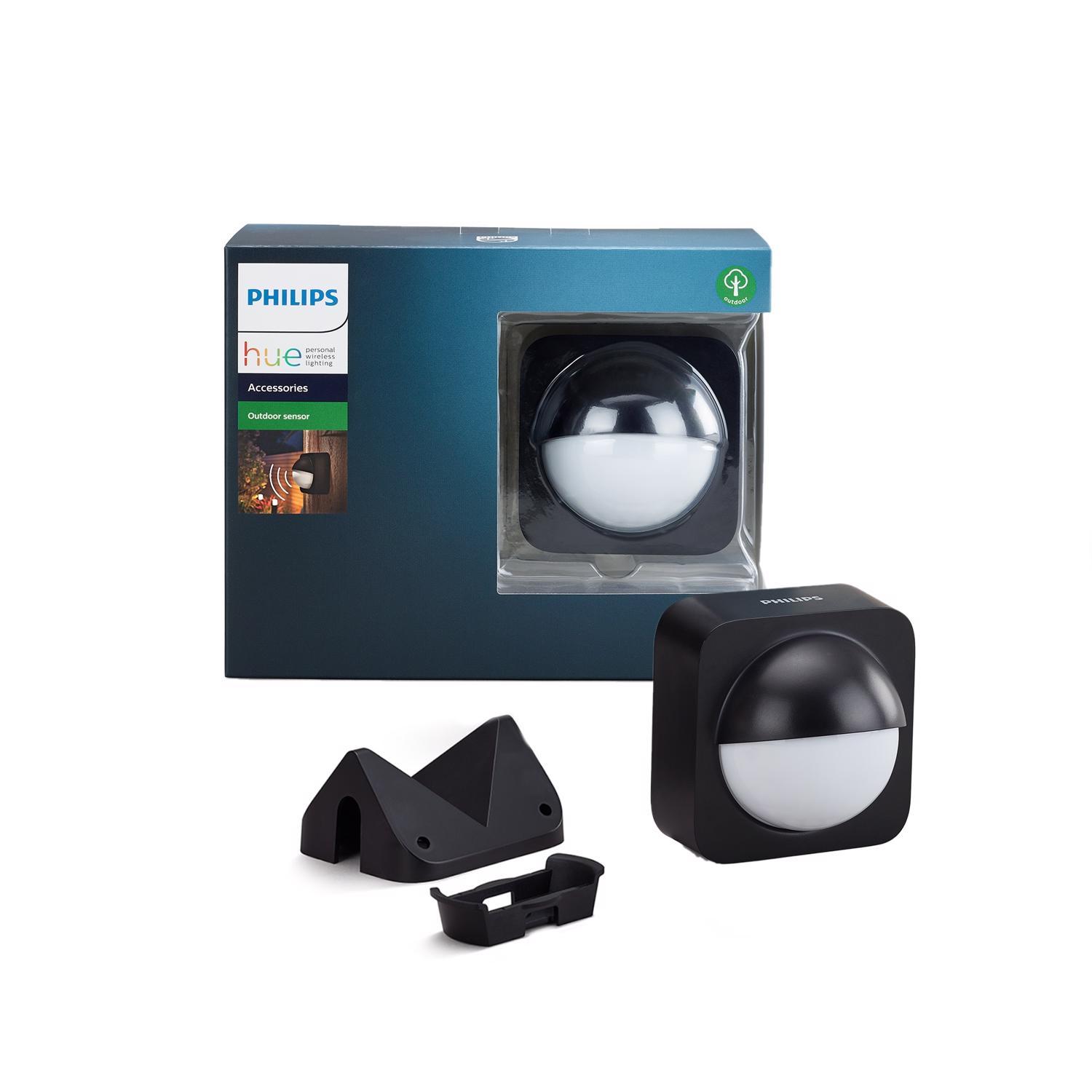 Philips Hue Motion-Sensing Battery Powered LED Black Smart-Enabled Security Light Sansujyuku sansujyuku.com