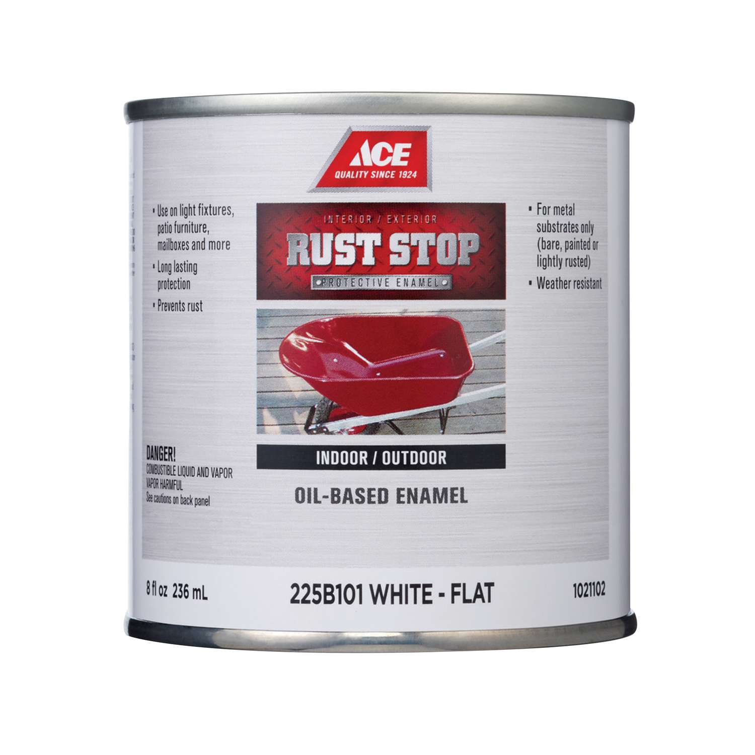 Ace Rust Stop Indoor/Outdoor Gloss White OilBased Enamel Rust