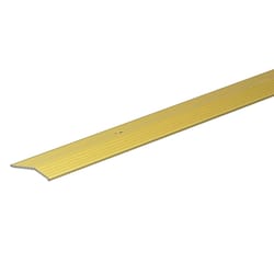 Frost King 1.5 in. W X 36 in. L Satin Gold Aluminum Carpet Joiner