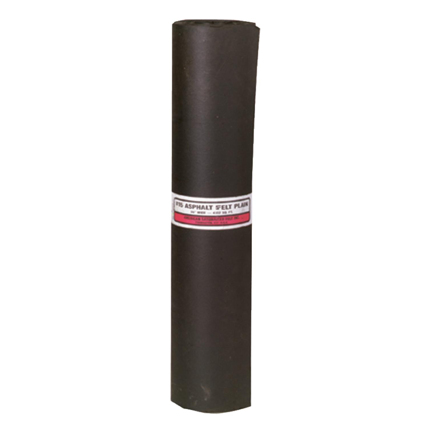 UPC 724664030158 product image for American Saturated Felt Roofing Paper 36 in. 432 sq. ft. 15 lb. Black | upcitemdb.com