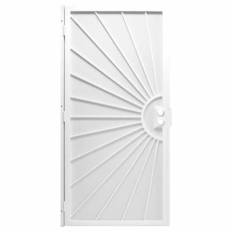 Precision 81 3 4 In H X 36 In W Del Sol White Steel Security