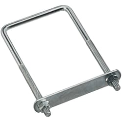 National Hardware 3/8 in. X 3-5/8 in. W X 7 in. L Coarse Zinc-Plated Steel Square U-Bolt