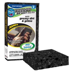 Grease Beast Non-Scratch Scrubber Sponge For All Purpose 3.25 in. L 2 pk