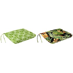Jordan Manufacturing Assorted Polyester Seat Pad 3 in. H X 15 in. W X 18 in. L