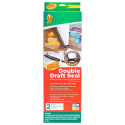 Duck Double Draft Black Cloth Weather Seal For Doors 34 in. L X 3.5 in.