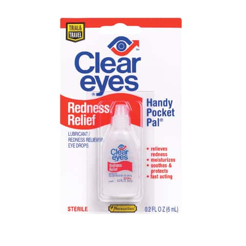 Clear Eyes Redness Relief Eye Drops - 0.2 fl oz bottle