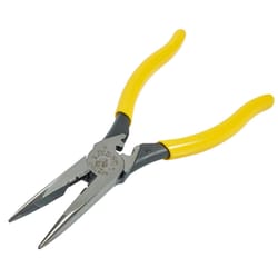 Klein Tools 8.42 in. Plastic/Steel Long Nose Pliers