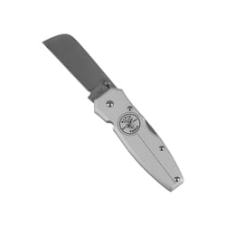 Klein Tools 6.1 in. Lockback Knife Silver 1 pk