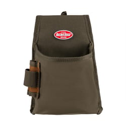 Bucket Boss FlapFit 1 pocket Polyester Tool and Fastener Pouch 6.5 in. L X 9 in. H Brown