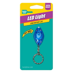 Lucky Line Plastic Assorted Keychain w/LED Light