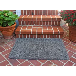 GrassWorx Clean Machine 24 in. W X 36 in. L Taupe Flair AstroTurf Door Mat