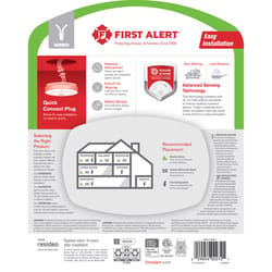 First Alert Hard-Wired w/Battery Back-Up Ionization Smoke and Carbon Monoxide Detector 1 each