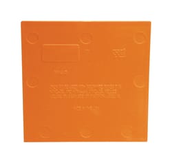 Cantex 4 in. Square PVC 3 gang Divider Plate Orange