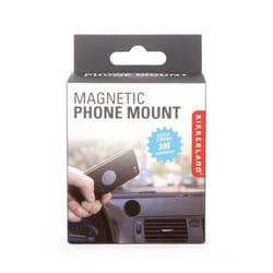 Kikkerland Black Phone Mount Magnetic Mount For All Mobile Devices