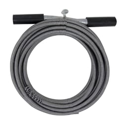 15 ft. Drum Auger Steel Plumbing Drain Snake with Drain Cleaning Cable