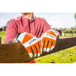 STIHL Pro Mark Dynamic Protection Gloves Orange/White XXL 1 pk