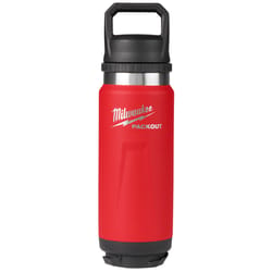 Milwaukee Packout 24 oz Red BPA Free Bottle with Chug Cap