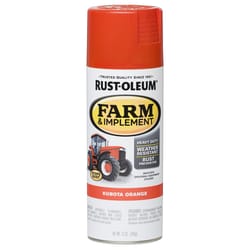 Rust-Oleum Indoor and Outdoor Gloss Kubota Orange Oil-Based Farm & Implement 12 oz