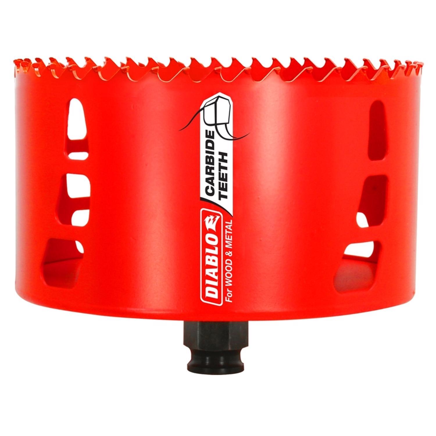 Diablo Snap-Lock Plus 4-1/2 in. Carbide Tipped Hole Saw 1 pk Sansujyuku sansujyuku.com