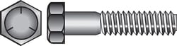 HILLMAN 1 in. D X 4 in. L Heat Treated Zinc Steel Hex Head Cap Screw 10 pk