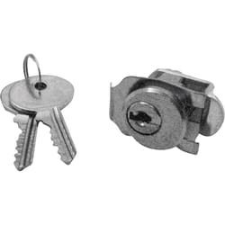 Prime-Line Nickel Steel Clockwise Mailbox Lock