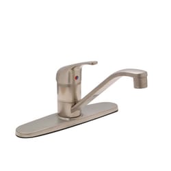 Huntington Brass Reliaflo One Handle Satin Nickel Kitchen Faucet