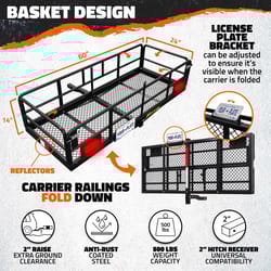 Mockins Black/Yellow Cargo Carrier 1 pk