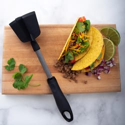Rada Cutlery Black/Silver Stainless Steel Meat Chopper