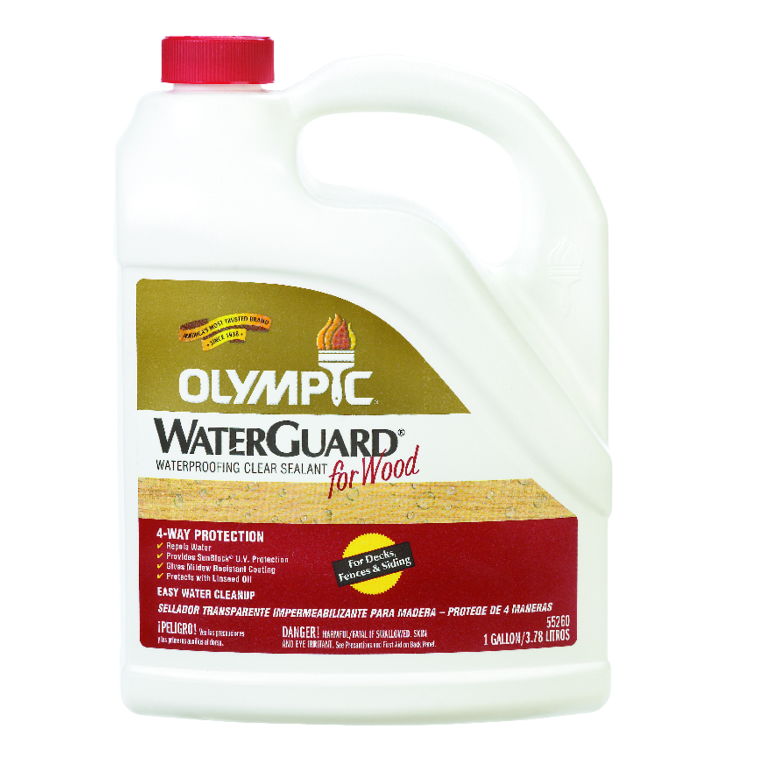 UPC 715195526012 product image for Olympic Waterguard Waterproofing Wood Sealant (55260A/01) | upcitemdb.com