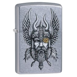 Zippo Silver Viking Warrior Lighter 1 pk