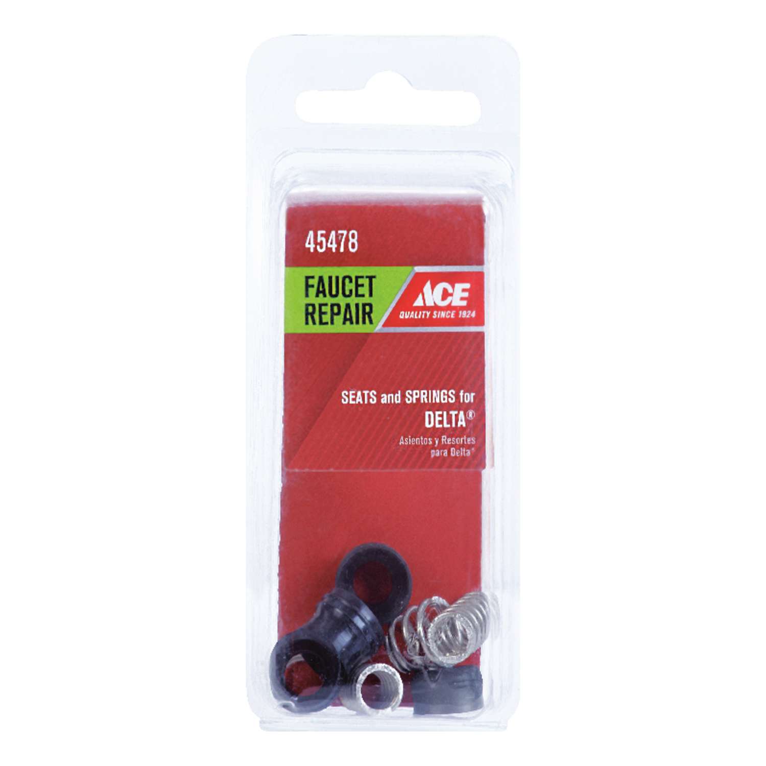 Ace For Delta 1/2 in.24 Plastic/Steel Faucet Seats and Springs Ace
