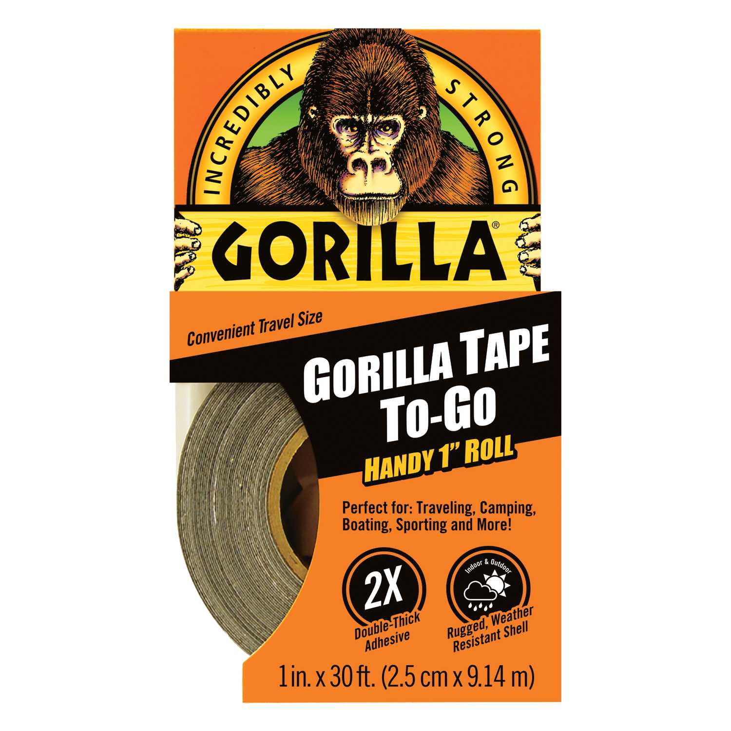 Gorilla 1 in. W x 30 ft. L Black Duct Tape Ace Hardware