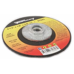 Forney 4-1/2 in. D X 5/8 in. in. Metal Grinding Wheel