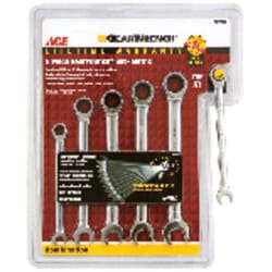 Ace Metric Gearwrench Set 7.89 in. L 6 pc