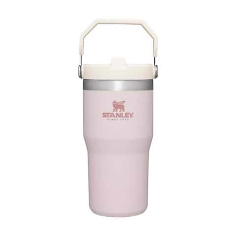 Stanley The IceFlow 20 oz Double-wall Vacuum Rose Quartz BPA Free Insulated  Straw Tumbler - Ace Hardware
