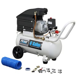 Pulsar 6 gal Horizontal Portable Air Compressor Kit 115 psi 3.5 HP