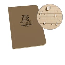 Rite in the Rain 4 in. W X 5 in. L Perfect Bound Tan All-Weather Notebook